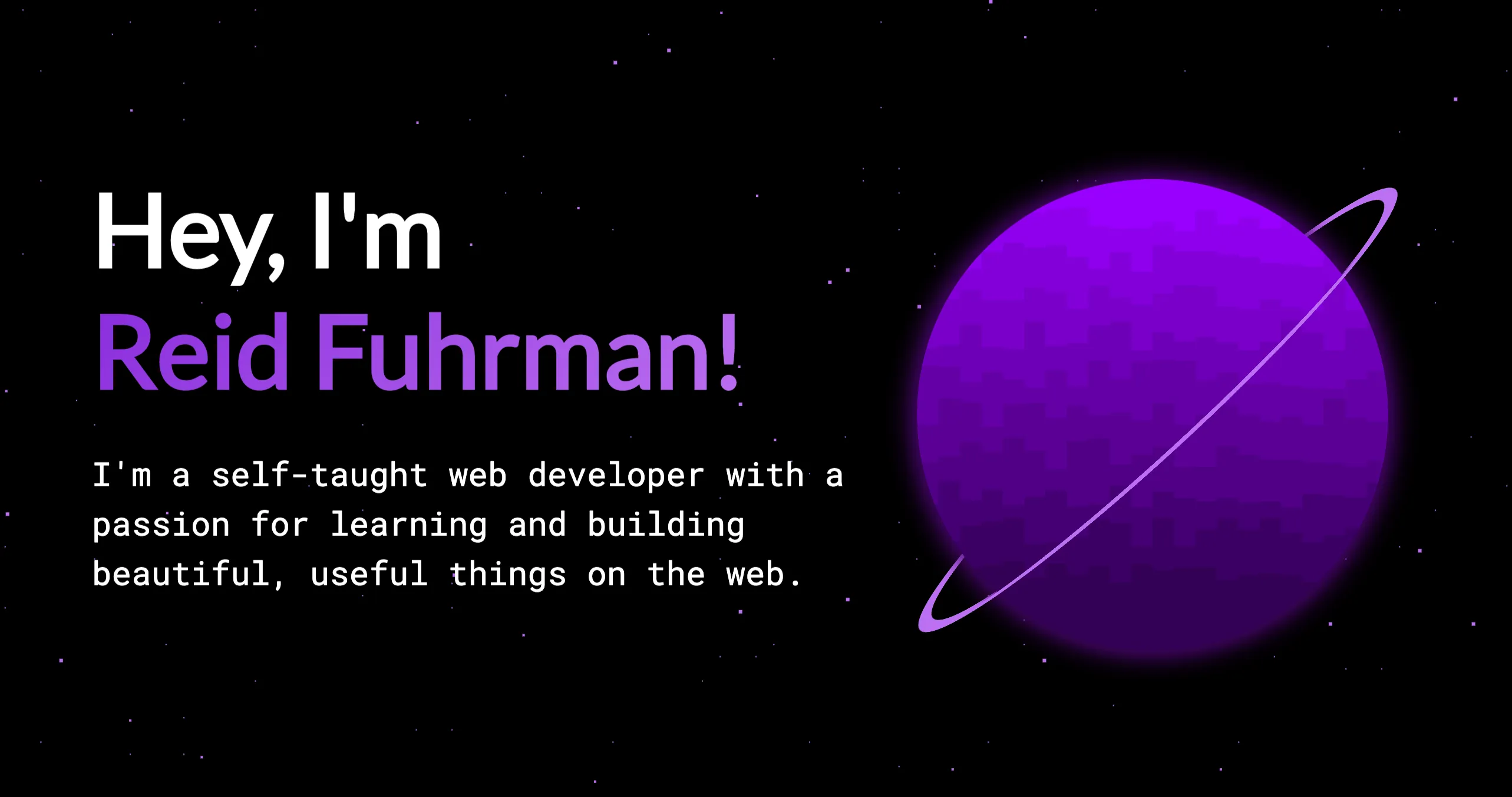 version 2 of my portfolio site